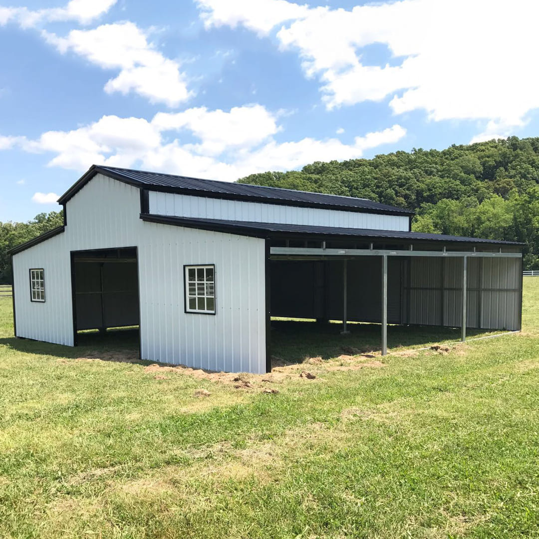 Agricultural Building on Concrete